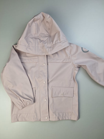 Pastelově růžová bunda do deště